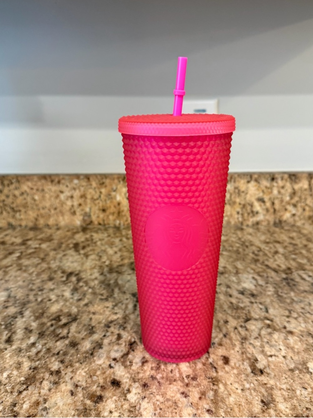 New Starbucks Barbie Pink Venti Studded Tumbler Cold Cup 24oz